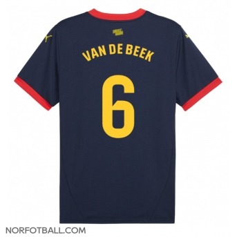 Billige Fotballdrakt Girona Donny van de Beek #6 Replika Bortedrakt 2024-25 Kortermet